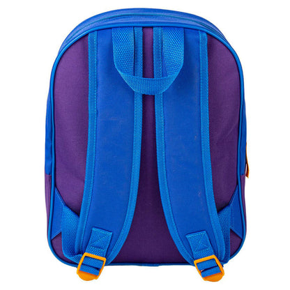 Mochila 3D de Sonic The Hedgehog en azul y naranja - 2