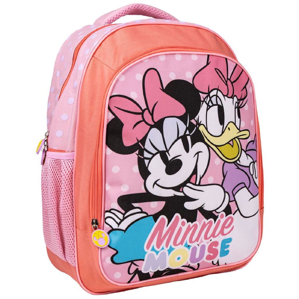 Mochila escolar rosa de Minnie Disney con Daisy