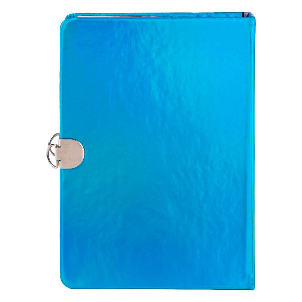 Diario azul de Stitch Disney con candado y dos llaves - 3