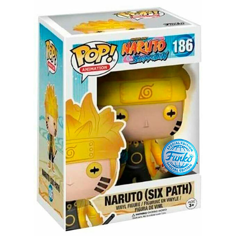 Figura Funko POP! de Naruto Six Path con esfera azul y bastón negro - 2