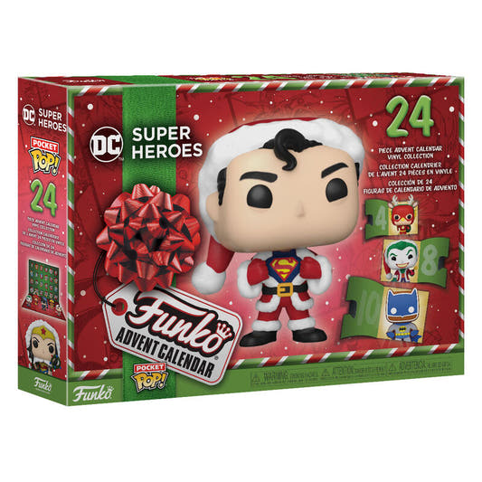Calendario de Adviento FUNKO Pocket POP! DC Comics con 24 figuras
