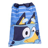 Saco azul de Bluey con bolsillo frontal y cordón
