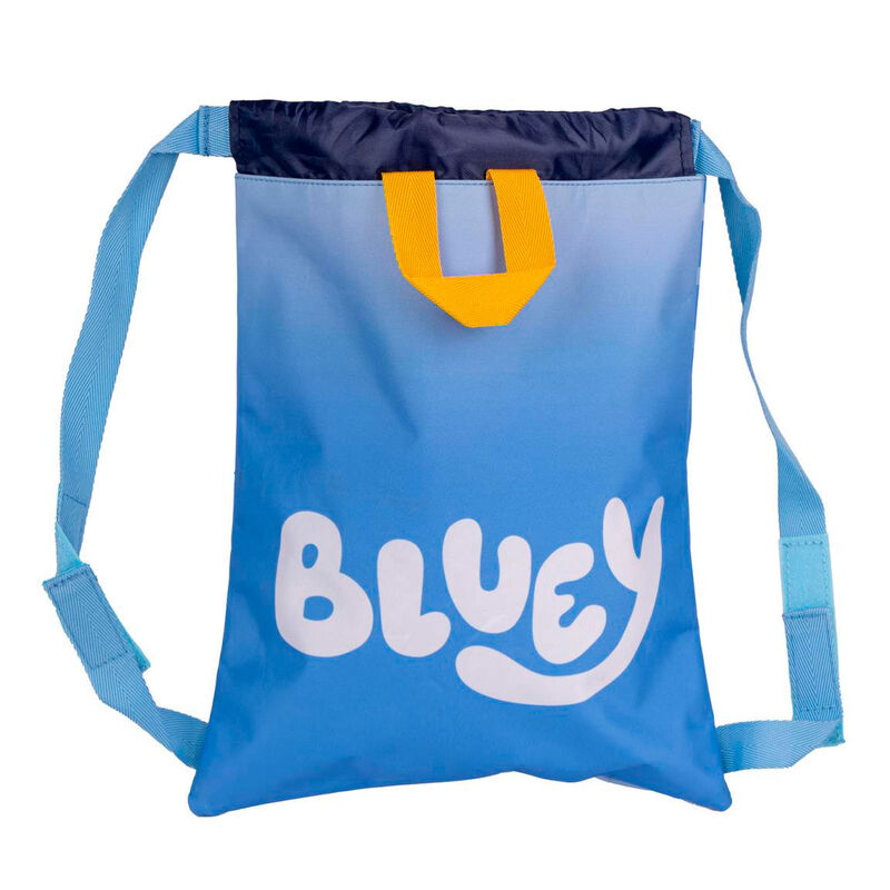 Saco azul de Bluey con bolsillo frontal y cordón - 2