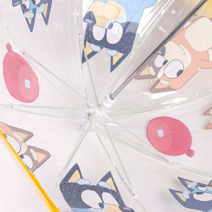 Paraguas burbuja manual Bluey transparente de 45 cm - 3