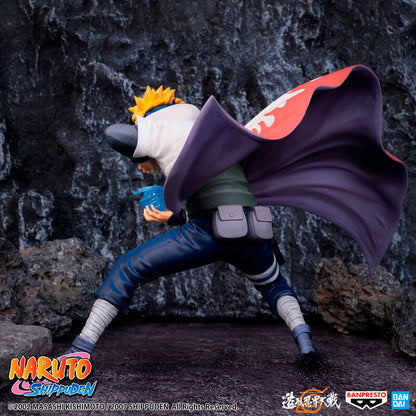 Figura de Namikaze Minato de Naruto Shippuden con capa blanca y motivos rojos - 5