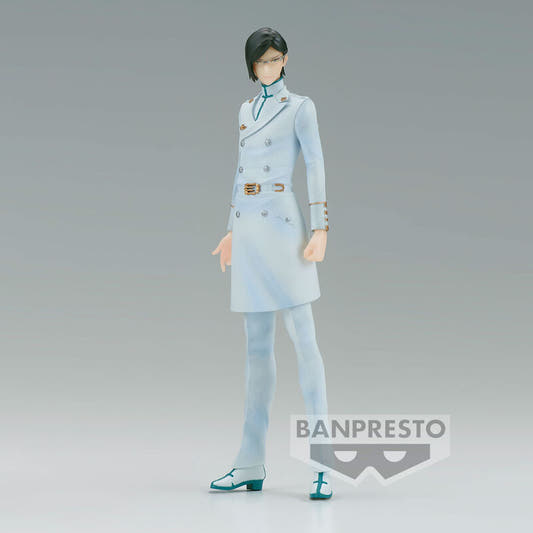 Figura de Uryu Ishida de Bleach con uniforme blanco