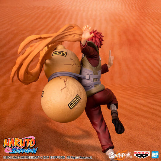 Figura de Gaara de Naruto Shippuden con su calabaza de arena - 4