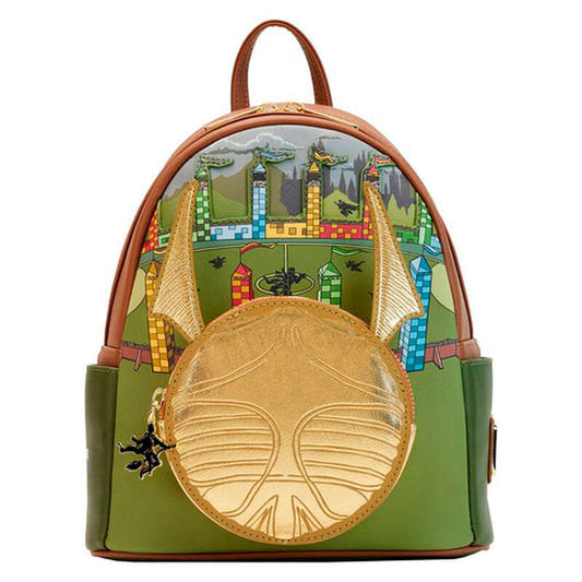 Mochila Loungefly de Harry Potter con Snitch Dorada