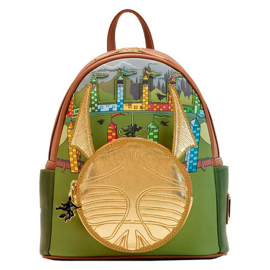 Mochila Loungefly de Harry Potter con Snitch Dorada