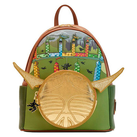 Mochila Loungefly de Harry Potter con Snitch Dorada - 5