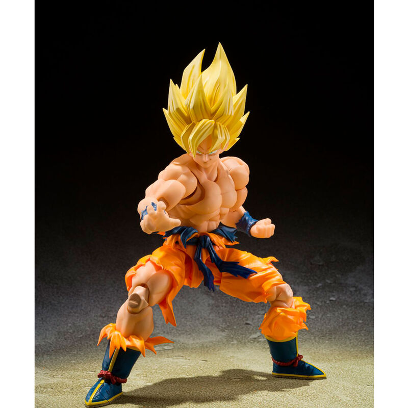 Figura Super Saiyan Son Goku S.H.Figuarts con cabello dorado - 3