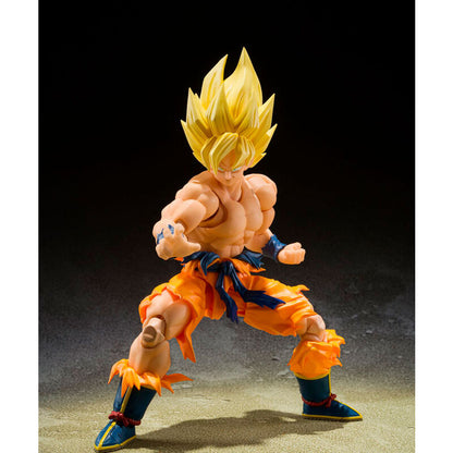 Figura Super Saiyan Son Goku S.H.Figuarts con cabello dorado - 3