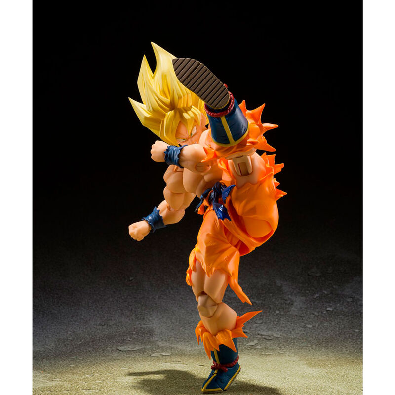 Figura Super Saiyan Son Goku S.H.Figuarts con cabello dorado - 4