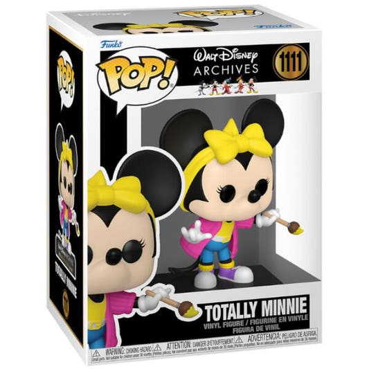 Figura Funko POP! de Minnie Mouse Totally Minnie con lazo amarillo y pincel