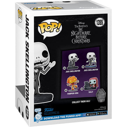 Figura FUNKO POP! de Jack Skellington con traje de rayas en caja Disney - 3