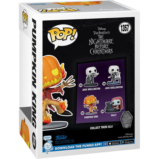 Figura Funko POP! Pumpkin King de Pesadilla Antes de Navidad en caja con ventana - 3