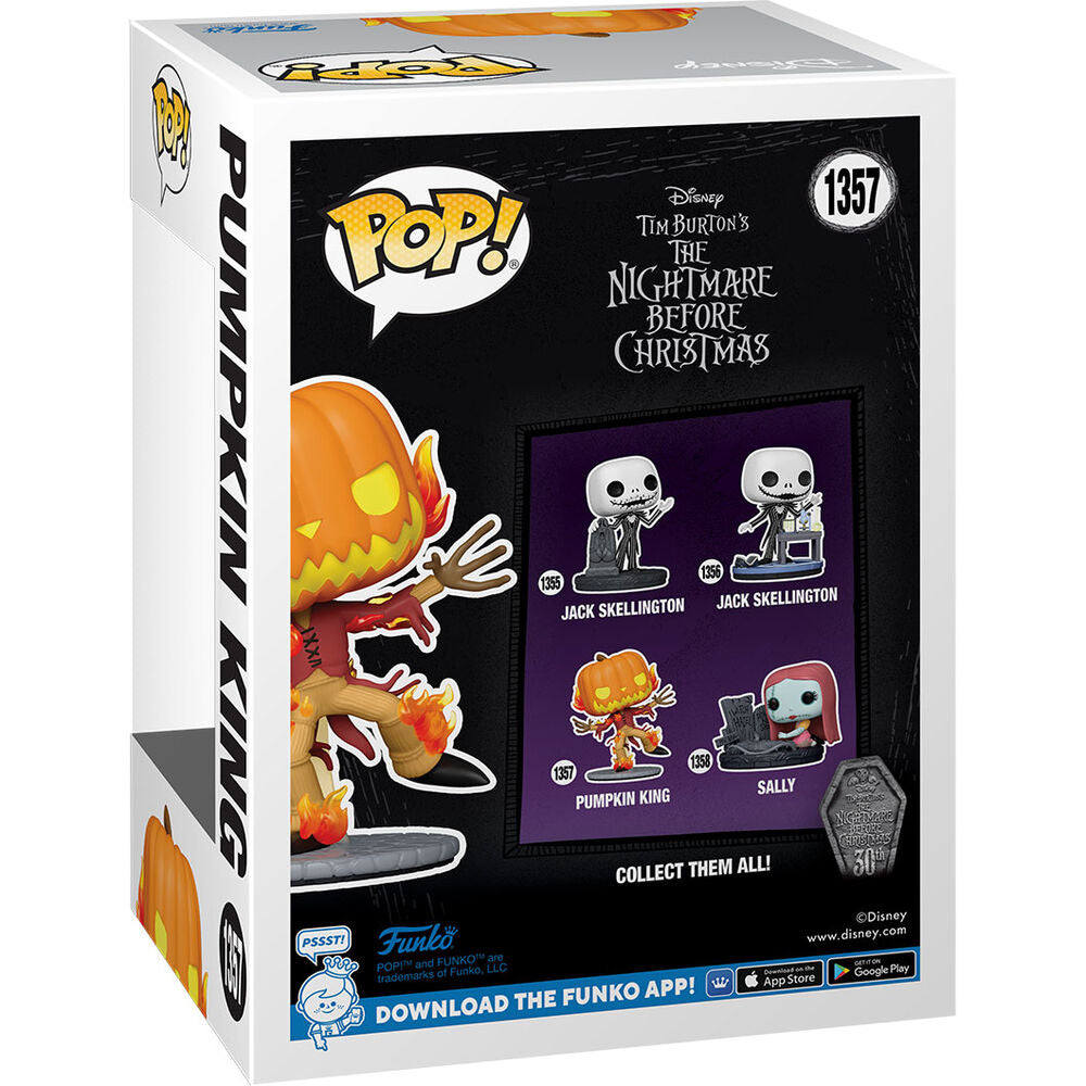 Figura Funko POP! Pumpkin King de Pesadilla Antes de Navidad en caja con ventana - 3