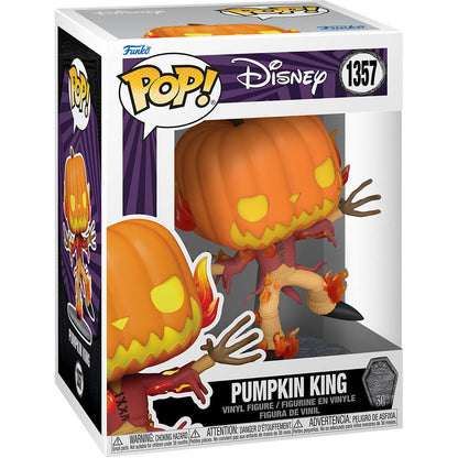 Figura Funko POP! Pumpkin King de Pesadilla Antes de Navidad en caja con ventana
