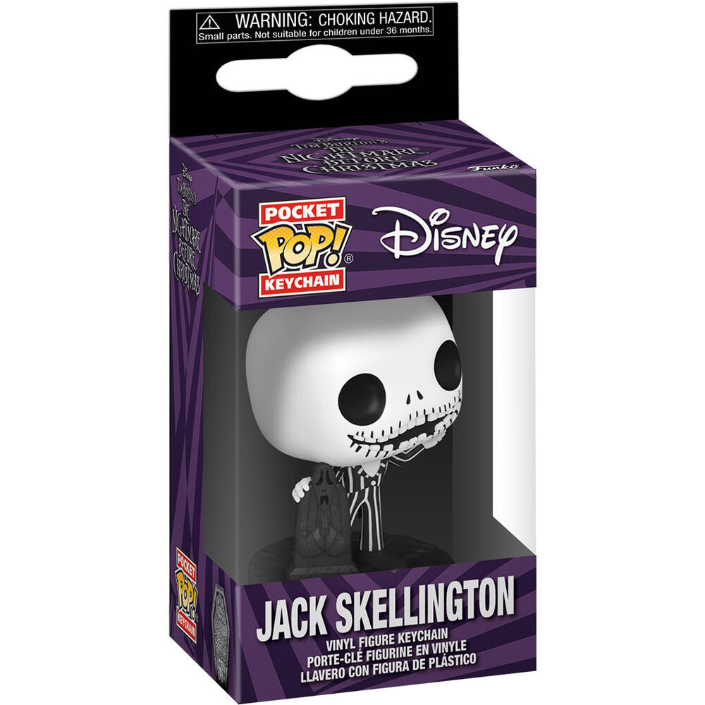 Llavero Pocket POP de Jack Skellington de Pesadilla Antes de Navidad