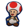 Cojín 3D de Toad de Super Mario Bros con seta de lunares rojos