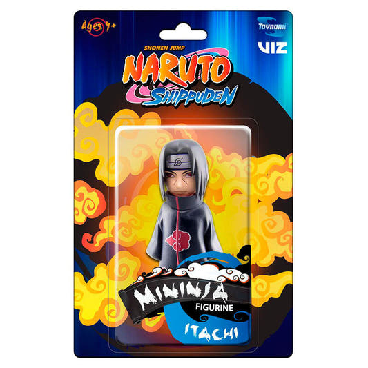 Figura de Itachi de Naruto Shippuden con capa oscura y nubes rojas - 2
