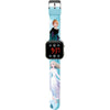 Reloj LED Frozen II Disney con correa azul de Anna y Elsa