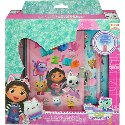 Diario de Gabby’s Dollhouse con bolígrafo de tinta mágica