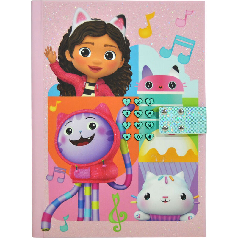Diario secreto rosa de Gabby's Dollhouse con sonido