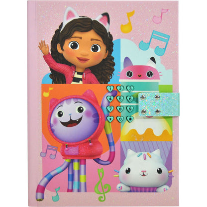 Diario secreto rosa de Gabby's Dollhouse con sonido