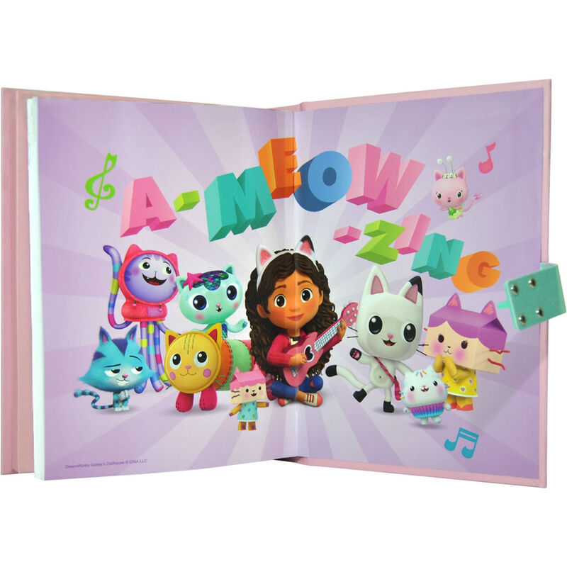 Diario secreto rosa de Gabby's Dollhouse con sonido - 3