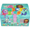 Joyero turquesa de Gabby’s Dollhouse con dos cajones y personajes