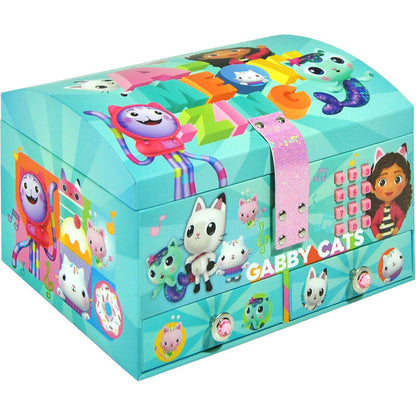 Joyero turquesa de Gabby’s Dollhouse con dos cajones y personajes - 4