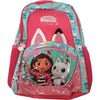 Mochila Gabbys Dollhouse rosa y turquesa con Gabby y su gato