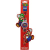 Reloj digital Nintendo Super Mario Bros con correa roja y esfera azul