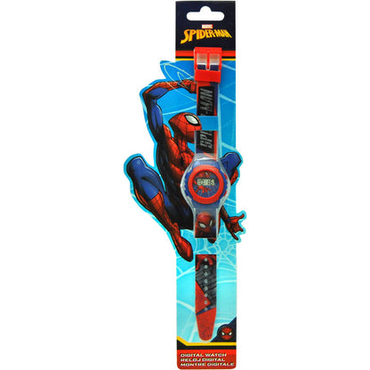 Reloj digital Spider-Man Marvel con correa blanca - 2