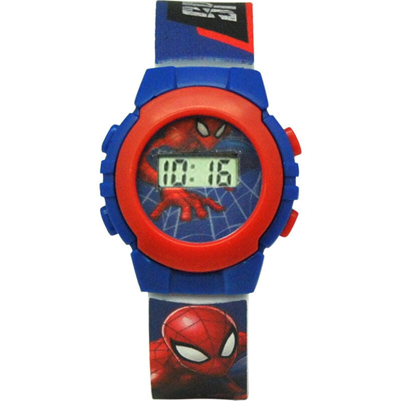 Reloj digital Spider-Man Marvel con correa blanca - 3