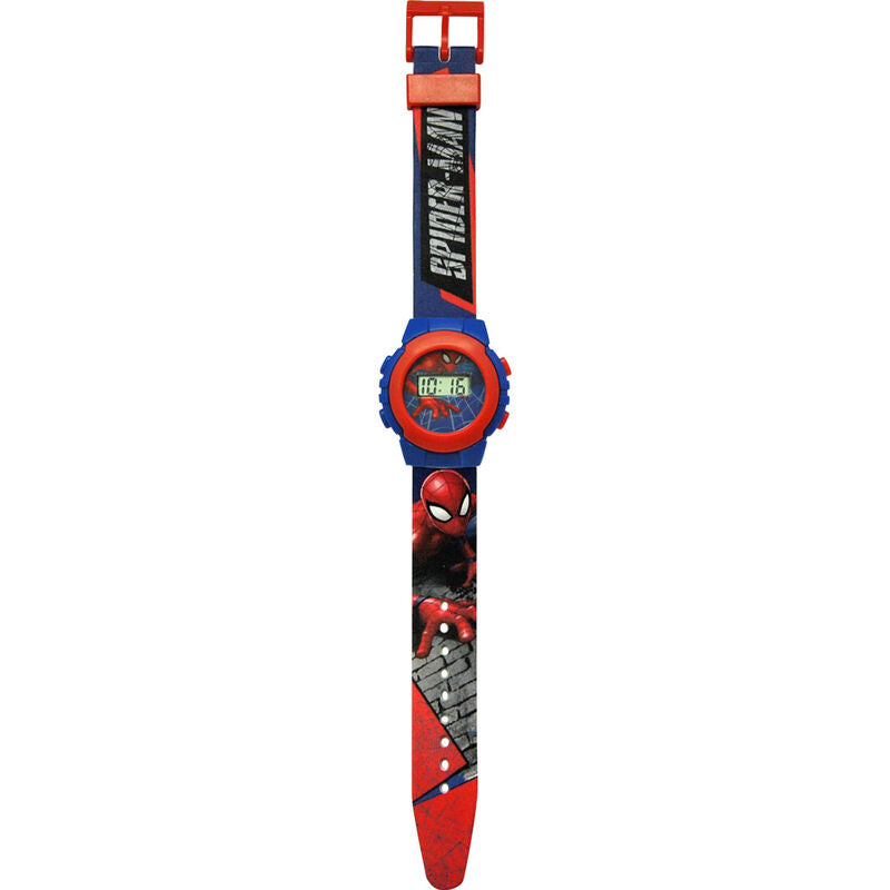 Reloj digital Spider-Man Marvel con correa blanca - 4