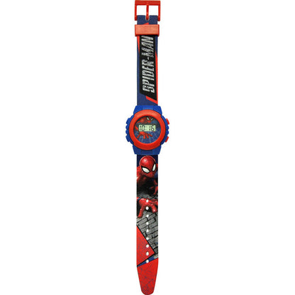 Reloj digital Spider-Man Marvel con correa blanca - 4