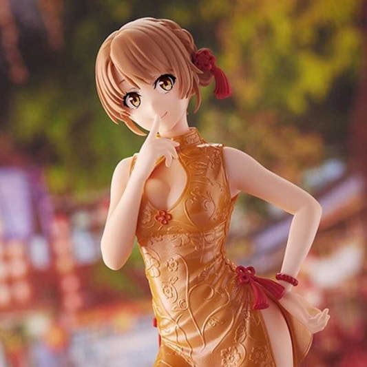 Figura de Iroha Isshiki Kyunties con vestido naranja