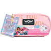 Portatodo rosa WOW Generation con parches decorativos