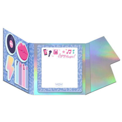 Cuaderno de notas adhesivas WOW GENERATION con diseño pastel e iridiscente - 6