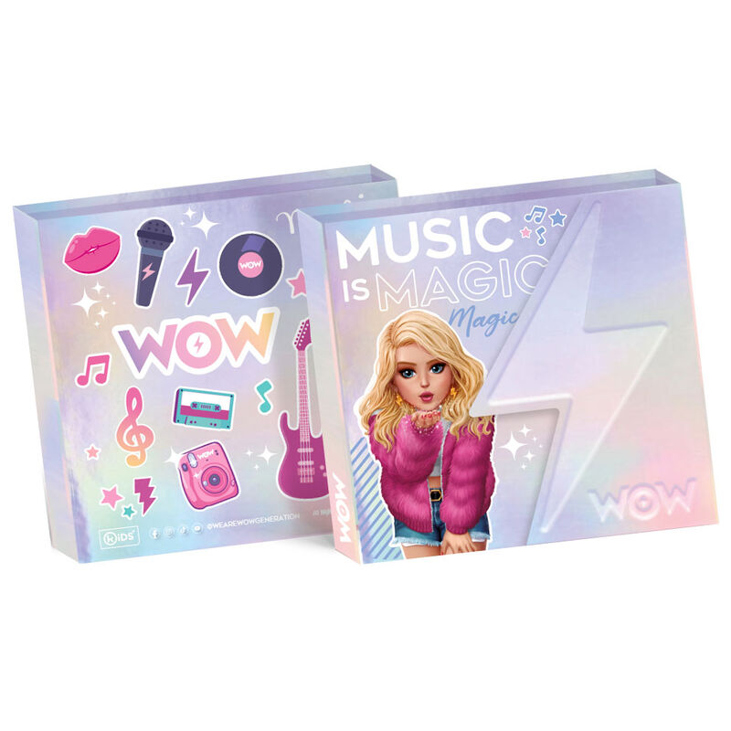 Cuaderno de notas adhesivas WOW GENERATION con diseño pastel e iridiscente - 3