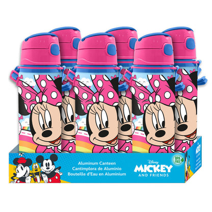 Cantimplora de aluminio Minnie Disney rosa y azul de 600 ml - 2
