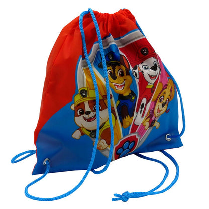 Saco rojo y azul de Paw Patrol con Chase, Marshall, Rubble y Skye - 3
