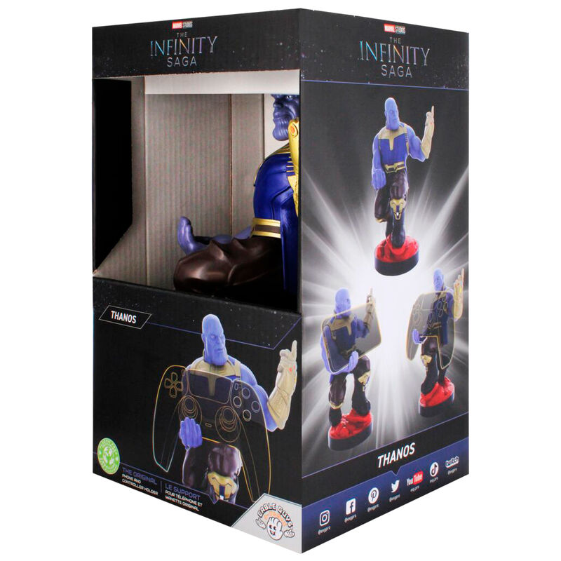 Soporte Cable Guy de Thanos Marvel con Guantelete del Infinito - 11