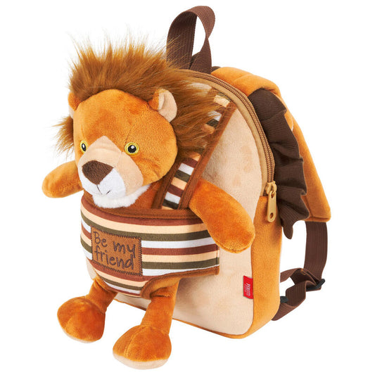 Mochila reversible Perletti con peluche de león Lenny Lion - 2
