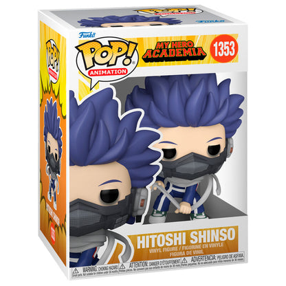 Figura Funko POP de Hitoshi Shinso de My Hero Academia en caja