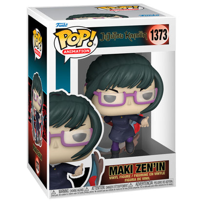 Figura Funko POP! de Maki Zenin de Jujutsu Kaisen en su caja - 2