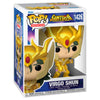 Figura Funko POP! de Virgo Shun de Saint Seiya con armadura dorada en su caja