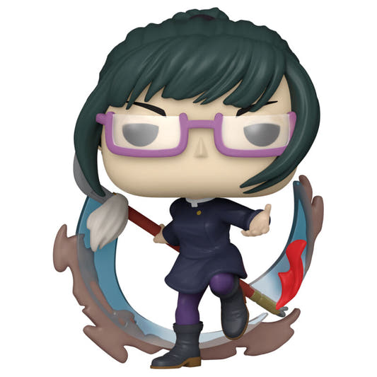 Figura Funko POP! de Maki Zenin de Jujutsu Kaisen en su caja - 3